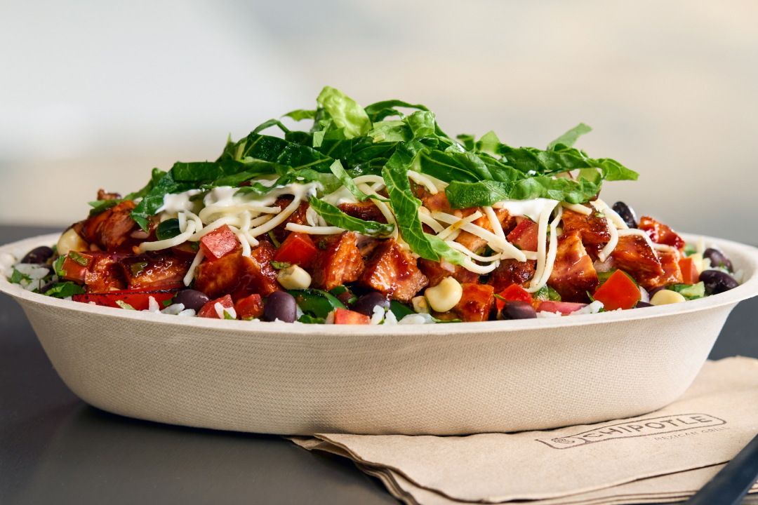 Fresh Chipotle burrito bowl